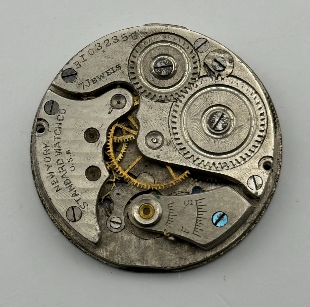 New York Standard Grade 306 Watch Movement Model BI American 1913 0s Parts