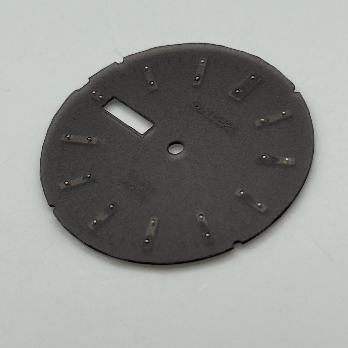 Seiko V158-0AL8 Watch Dial Solar 100M Black Japan Spare Parts Repair 32.2mm