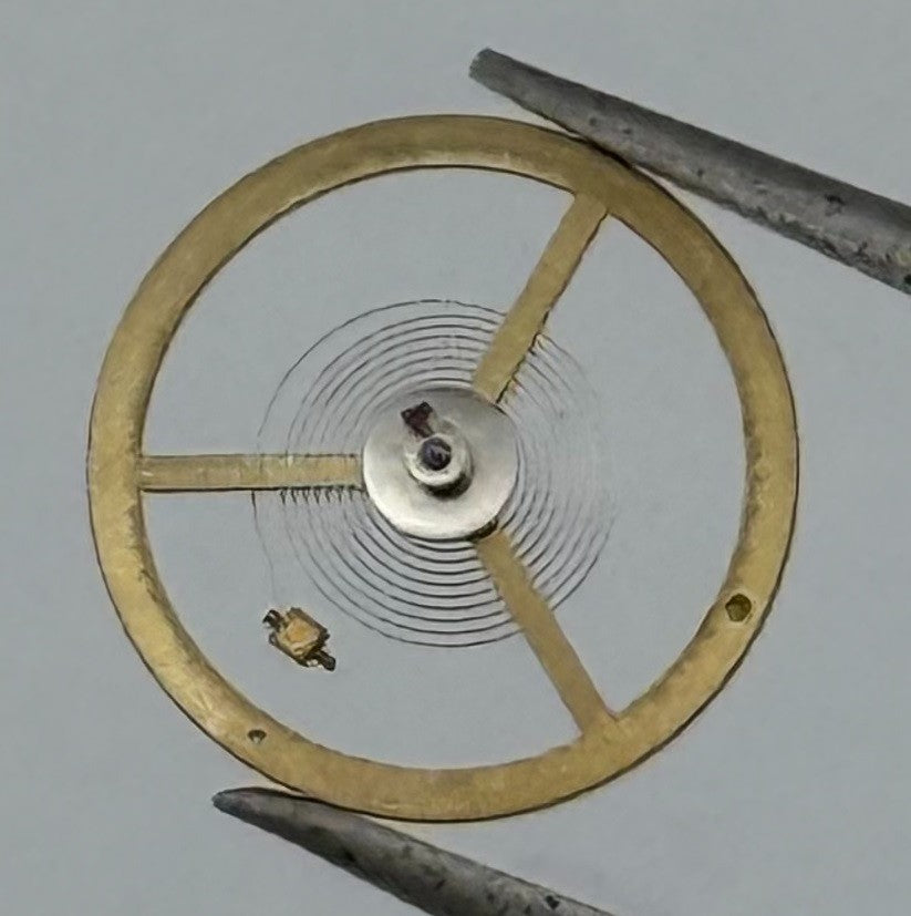 Ebosa 65 Balance Wheel Complete And Spring 12½’’’ 942 Watch Movement Parts NOS