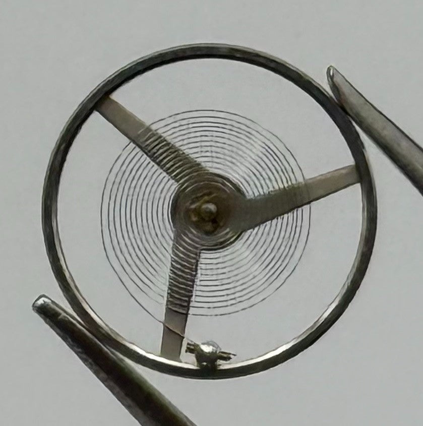 FHF 90 Balance Wheel Complete And Spring Renata 1748 M Watch Movement Parts NOS