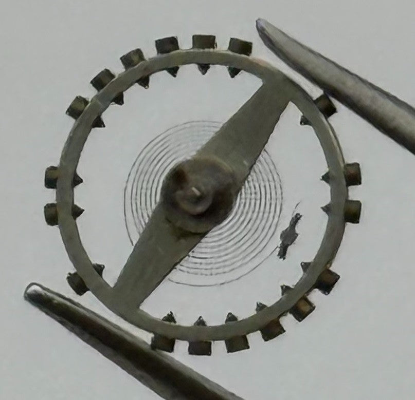 AS 1051 Balance Wheel Complete And Spring 5¼’’’  34 M Watch Movement Parts NOS