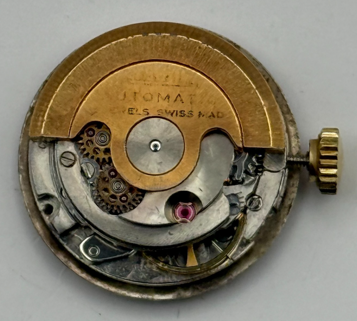 MST 473 Watch Movement Roamer Ladies Date Running Automatic Vintage Parts 17.3mm