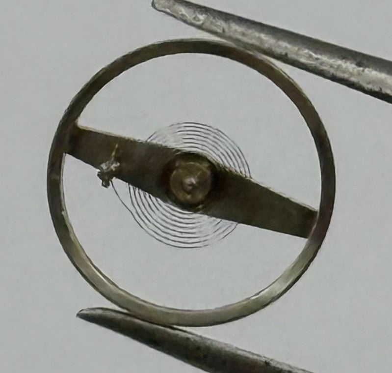 Amida 580 585 Balance Wheel Complete And Spring Renata 1389 Watch Movement Parts