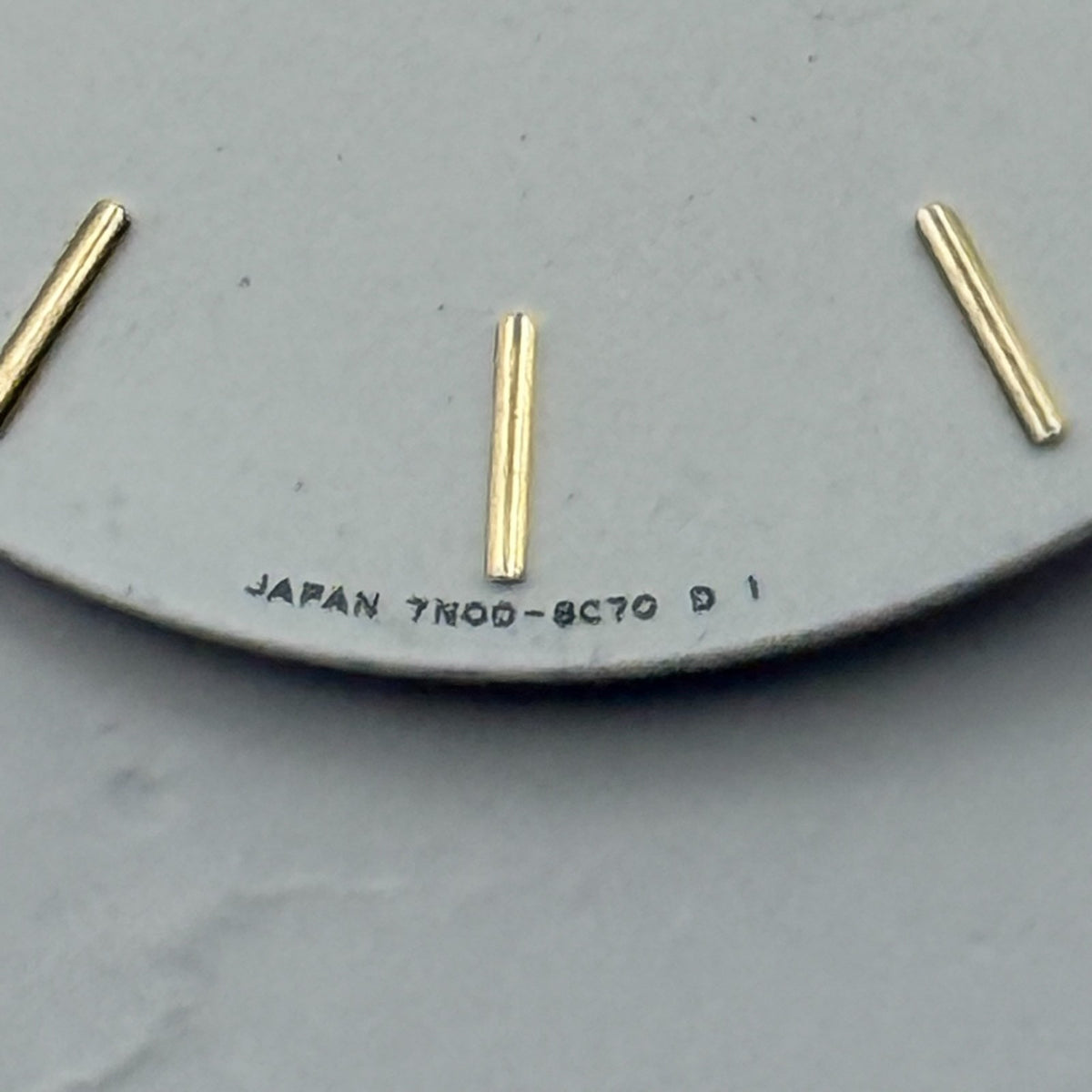 Seiko Lassale 7N00-8C70 Watch Dial White Japan Vintage Spare Parts Repair 28.4mm