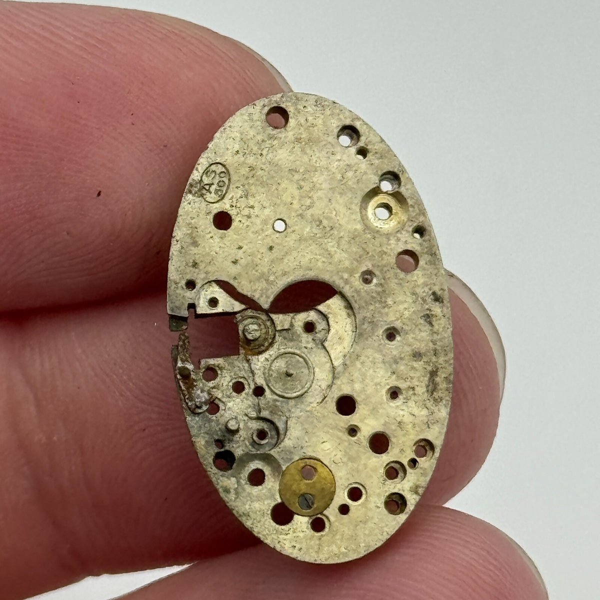 AS 500 Watch Movement A. Schild 500 Incomplete Swiss Parts Repair 15.1mm