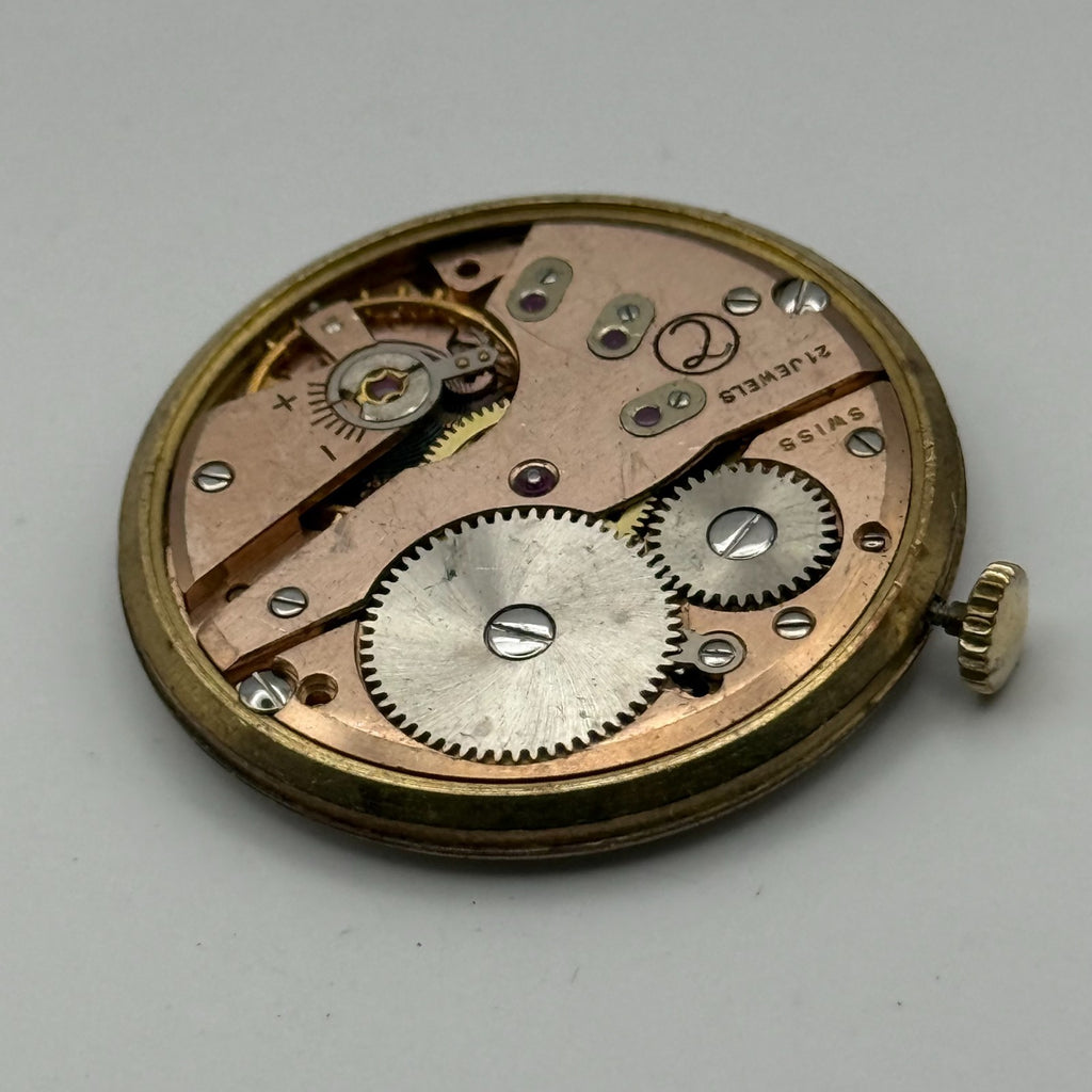 AS 1560 Watch Movement Running A. Schild 1560 Trebex 21 Jewels Parts 32.4mm