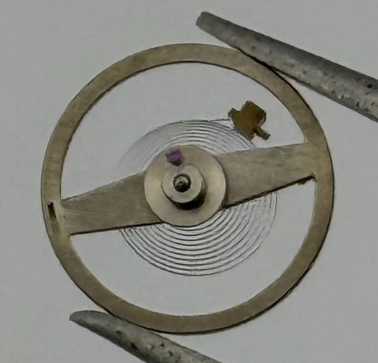 Smith LY Balance Wheel Complete And Spring 8¾’’’ 5282 Watch Movement Parts NOS