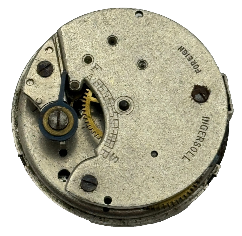 Ingersoll Watch Movement - Sub Seconds Foreign Men's - For Parts / Repair - 31mm