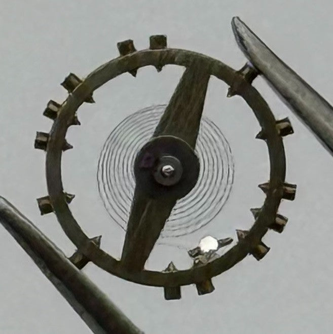 Peseux 140 Balance Wheel Complete And Spring Renata 271 Watch Movement Parts NOS