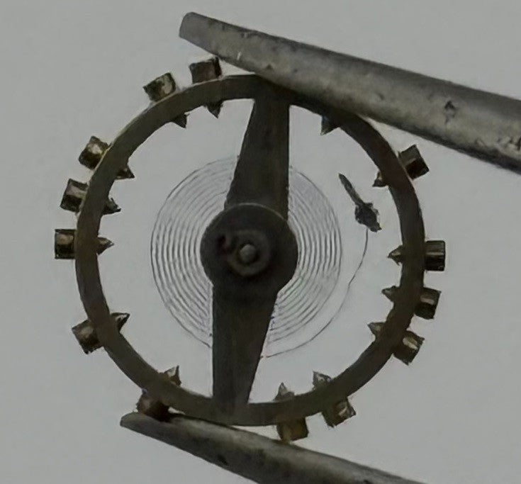 Femga 45 Balance Wheel Complete And Spring 5½’’’ 1006 M Watch Movement Parts NOS