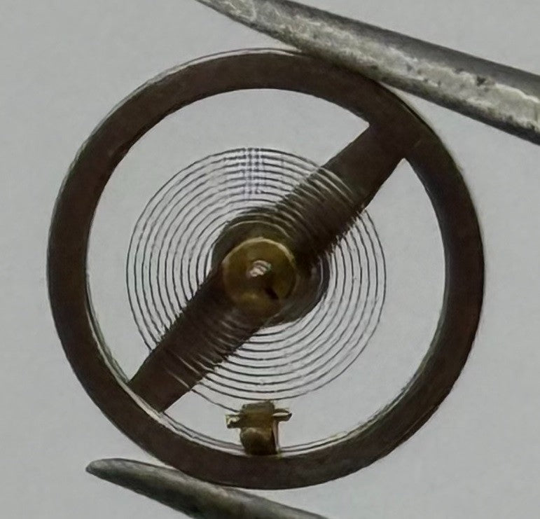 BFG 910 PL Balance Wheel Complete And Spring Renata 825 Watch Movement Parts NOS