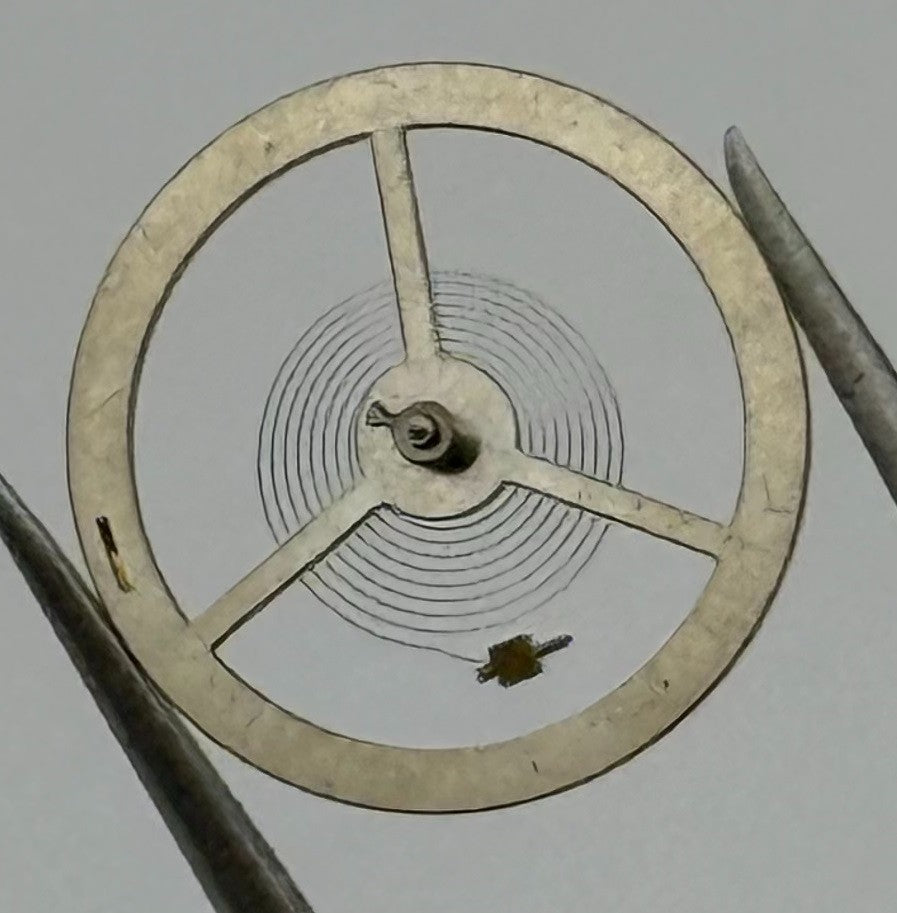 BFG 582 Balance Wheel Complete And Spring 12’’’ 5495 Watch Movement Parts NOS