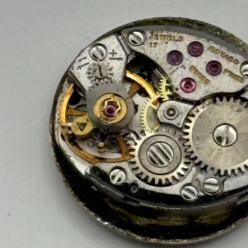 Zenith 1100 Watch Movement Movado Fries Ladies 17 Jewels Manual Wind Parts 11.6m