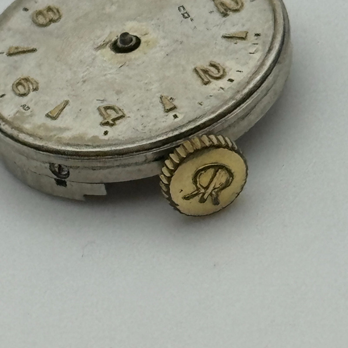 Revue 49 Watch Movement - Vertex Partial 15 Jewels - For Parts / Repair - 17.4mm