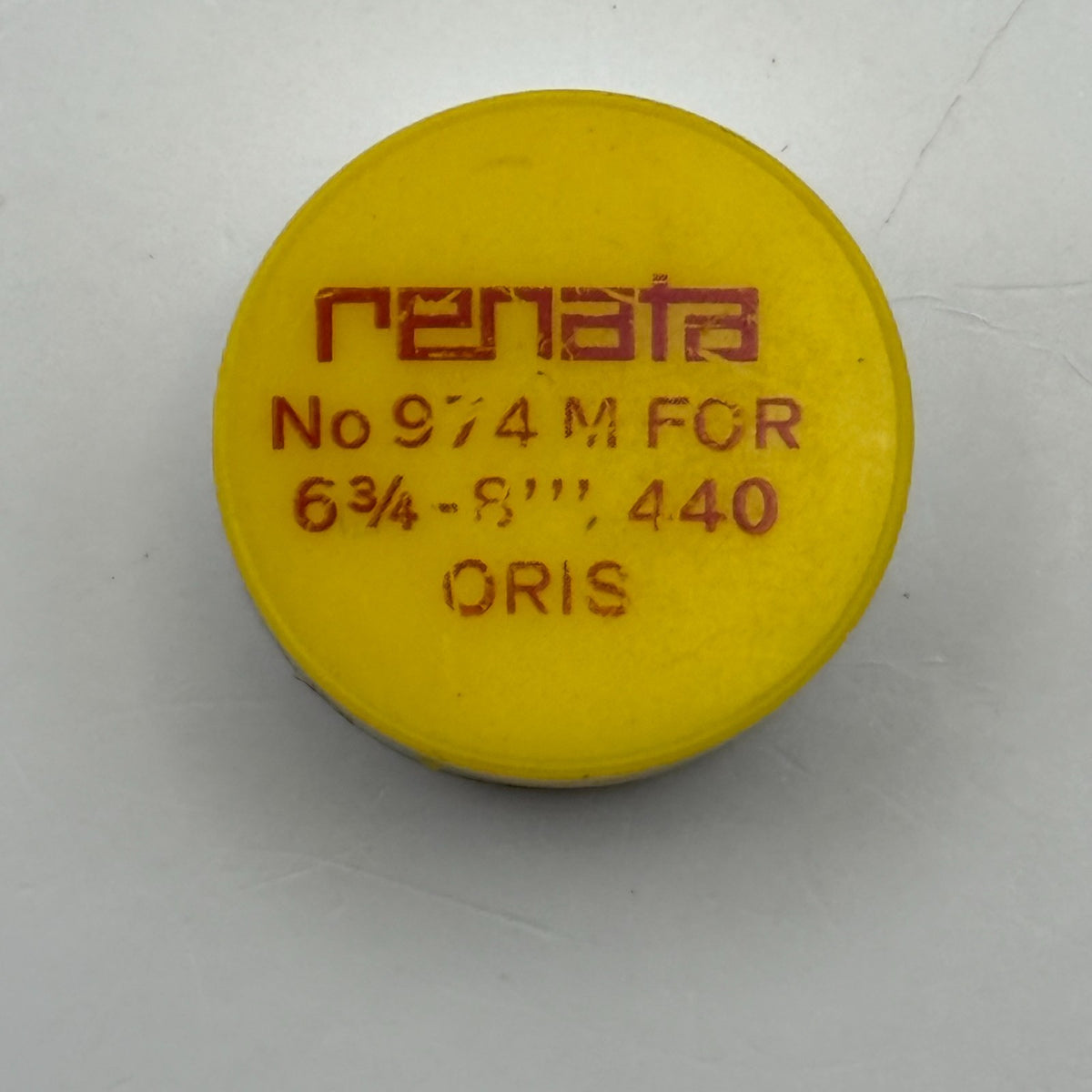 Oris 440 Balance Wheel Complete And Spring 6¾x8’’’ 974 Watch Movement Parts NOS