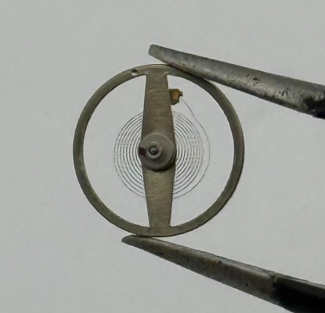 RL 6061 Balance Wheel Complete And Spring 6¼’’’–8’’’ 1848 M Watch Movement NOS