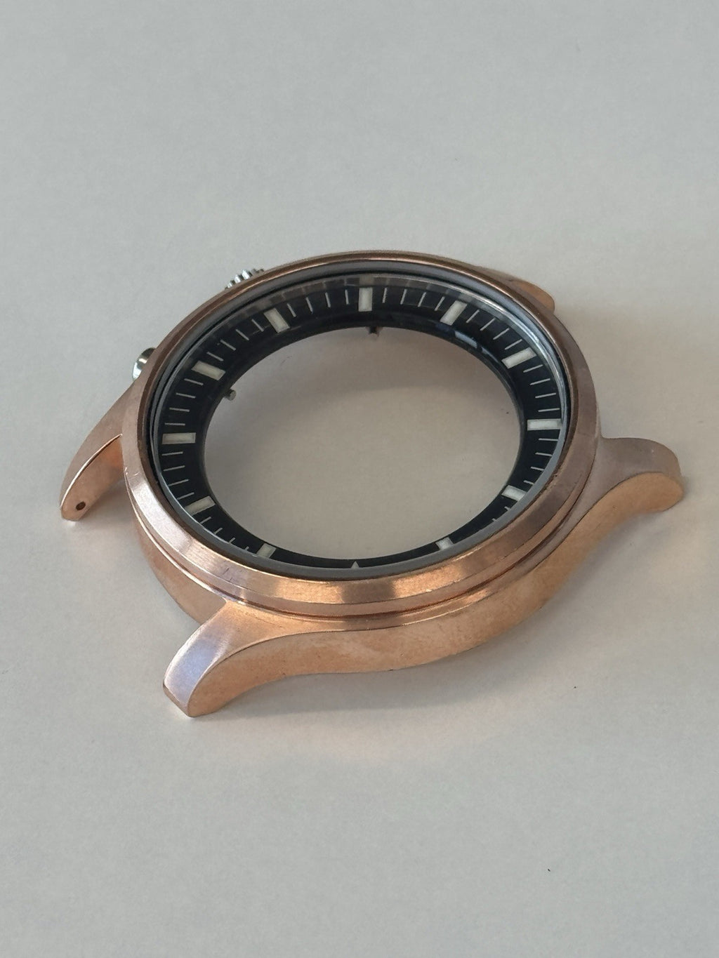 Seiko 7T92-0JS0 Watch Case - Chronograph Pilot - New Old Stock - Rose Gold