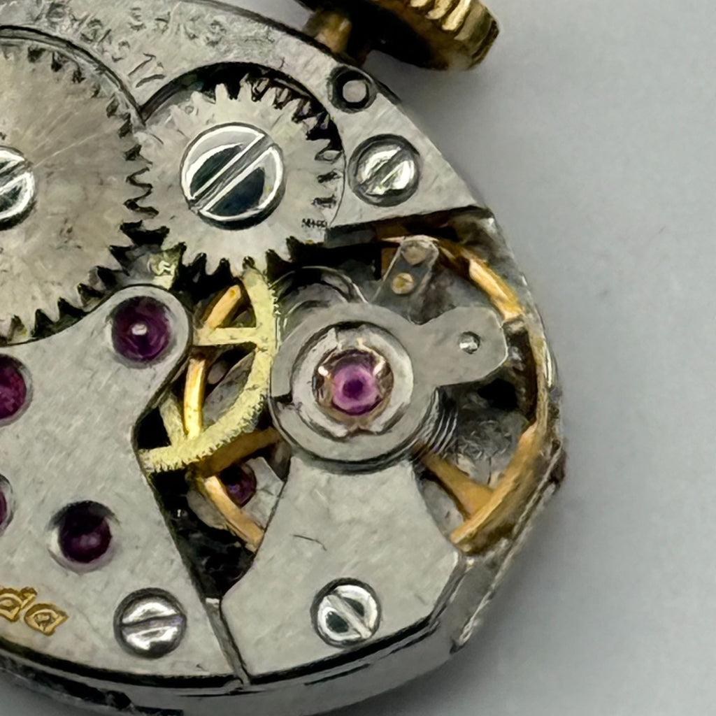 FEF 6630 Watch Movement Nivada 17 Jewels Swiss Manual Wind Parts Repair 13mm