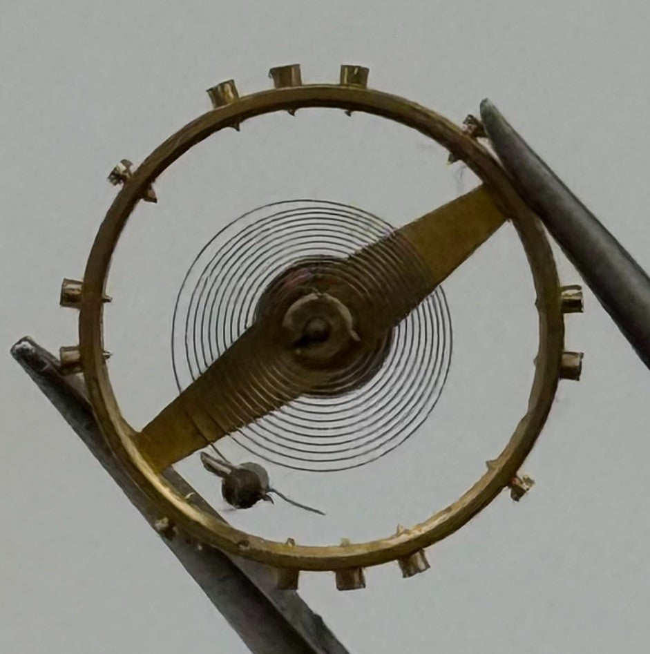 Smith A 360 Balance Wheel Complete And Spring 10½’’’ 970 Watch Movement Parts