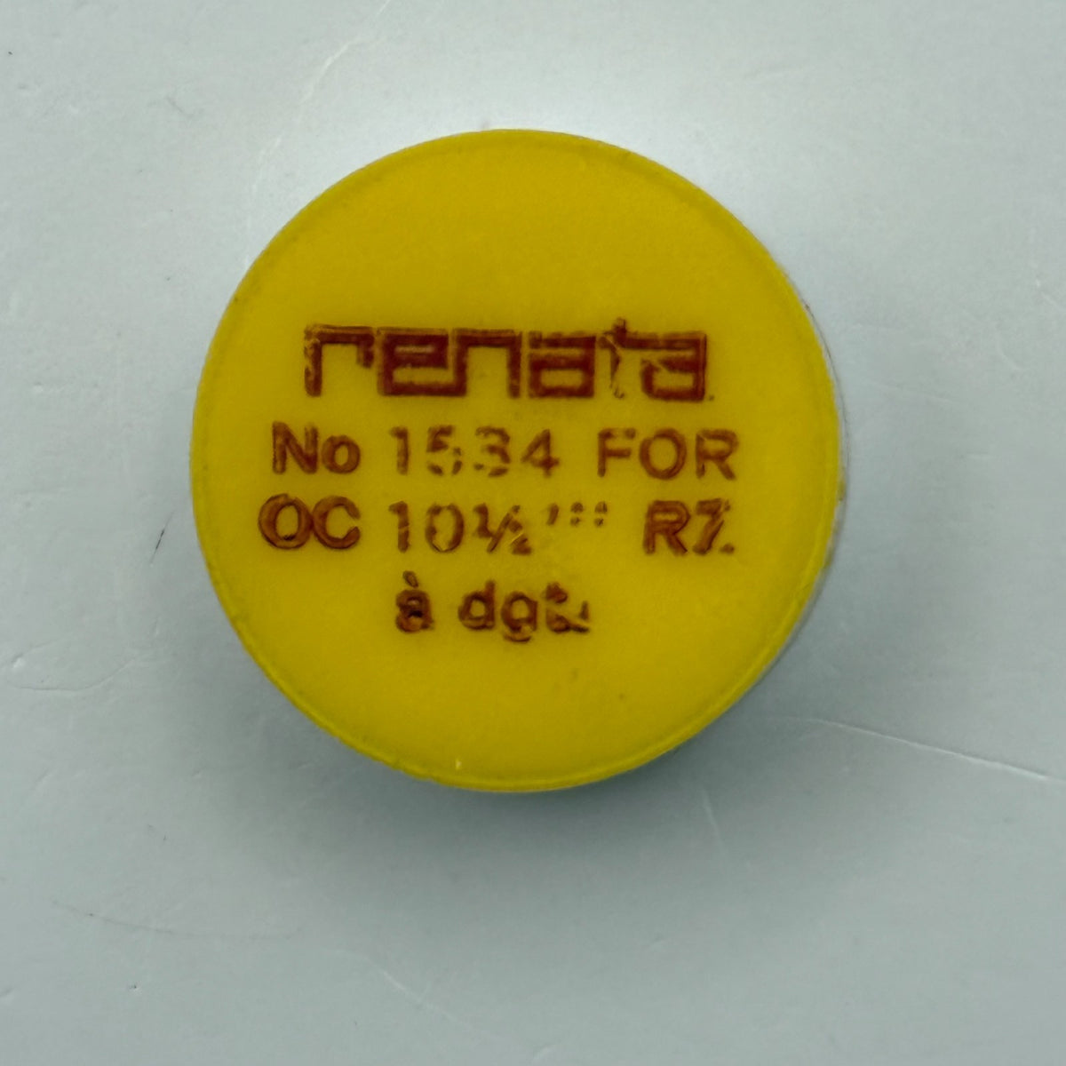 OC R7 Balance Wheel Complete And Spring 10½’’’ 1534 Watch Movement Parts NOS