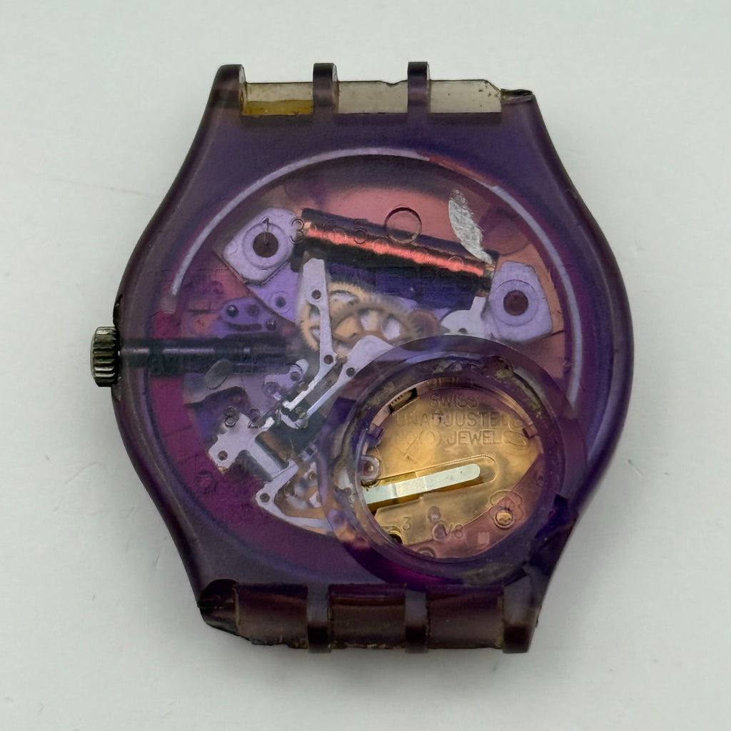 Vintage Swatch Gent Watch GV103 Rara Avis 1991 ETA Quartz Swiss 33mm Parts 