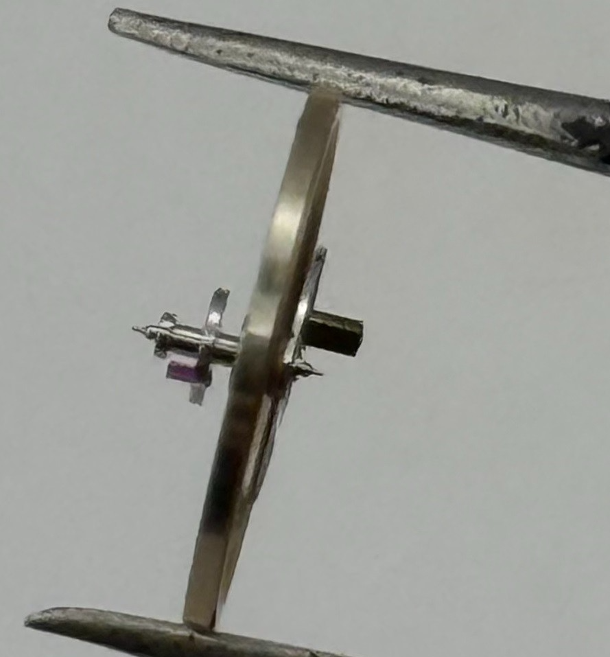Oris 391 Balance Wheel Complete And Spring 11½’’’ 4381 Watch Movement Parts NOS