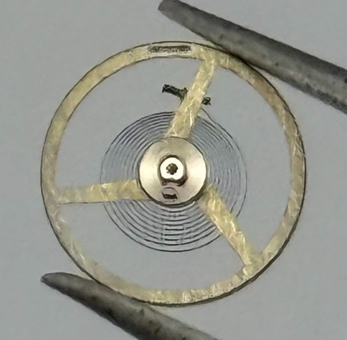 FHF 59-21 Balance Wheel Complete And Spring Renata 1353 Watch Movement Parts NOS