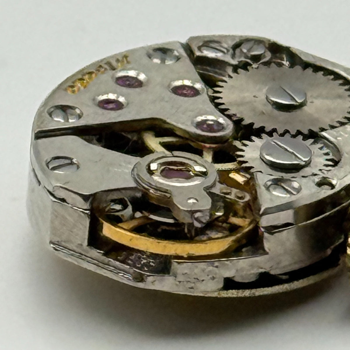 FEF 6630 Watch Movement Nivada 17 Jewels Swiss Manual Wind Parts Repair 13mm
