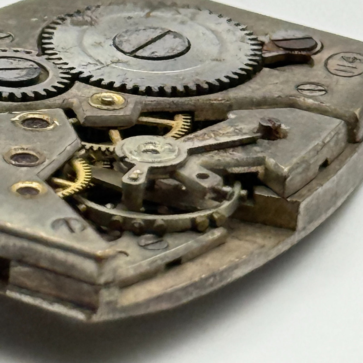 Record 114 Watch Movement Swiss 15 Jewels Manual Wind Parts Repair 20.1mm