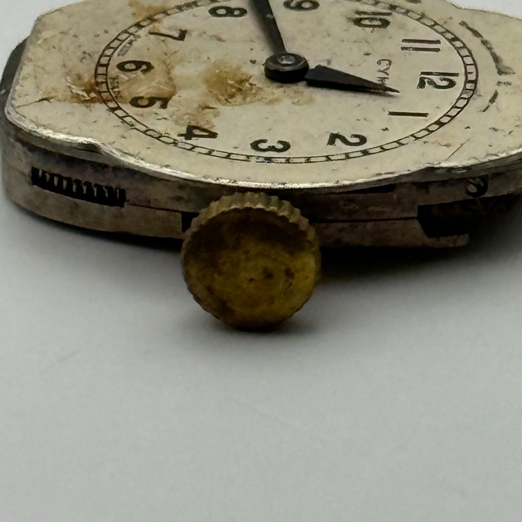 Cyma Watch Movement Ladies 15 Jewels Swiss Manual Wind Parts Repair 12.5mm