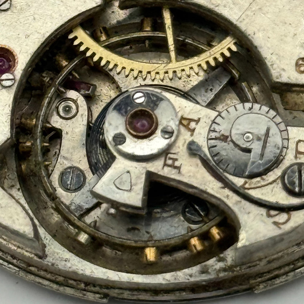 Denco Hunter Pocket Watch Movement Sub Seconds 17J Manual Wind Parts 40.5mm
