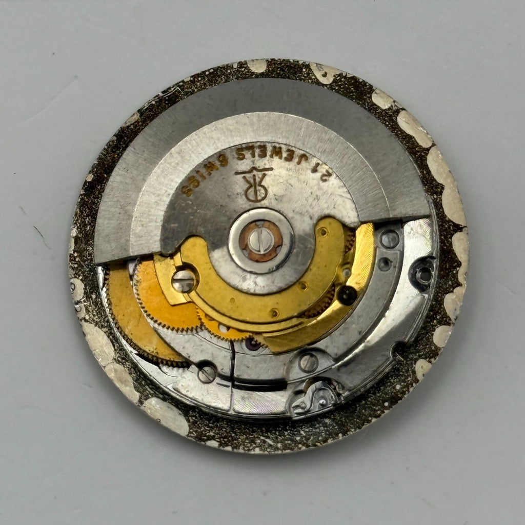 MSR S76/28 Watch Movement Garrard Date 21 Jewels Swiss Automatic Parts 25.9mm