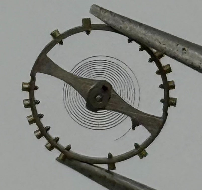 Cyma 814 Balance Wheel Complete And Spring 8¾’’’  98 Watch Movement Parts NOS