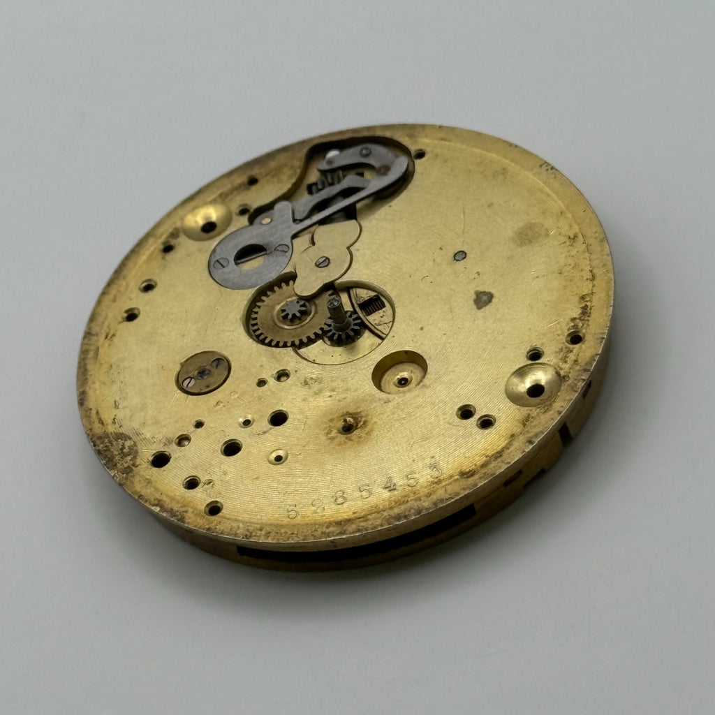 Swiss Lever Pocket Watch Movement - Unidentified - Parts / Repair 42.3mm