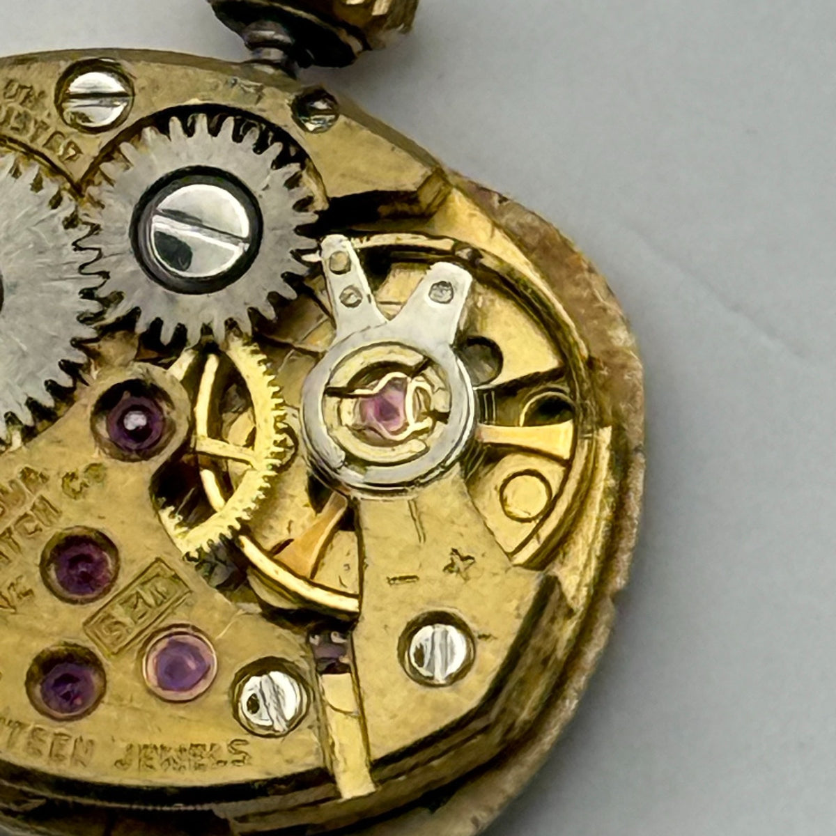 Bulova 5BD Watch Movement Running Ladies 17 Jewels Swiss Parts Repair 13mm