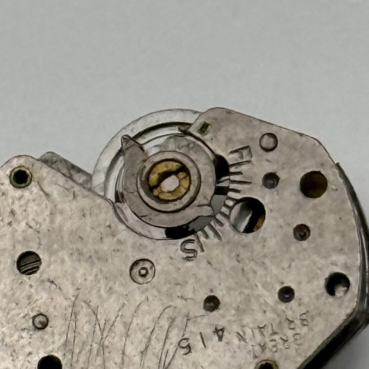 Timex 415 Watch Movement Great Britain Manual Wind Vintage Parts Repair 18.4mm