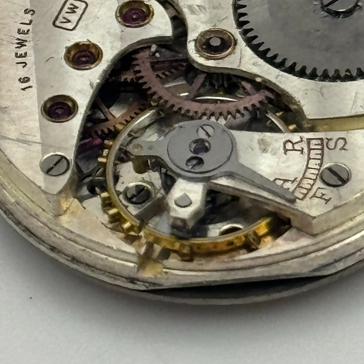 Revue VW Watch Movement Vertex High Grade Manual Wind Swiss Parts Repair 25.3mm 