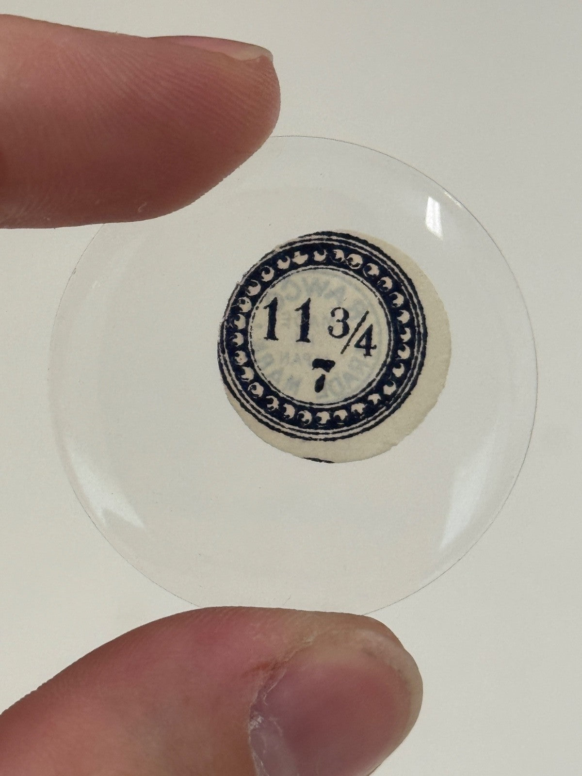 Antique Pocket Watch Glass Crystal - Choose From Available Sizes - Rawco - NOS