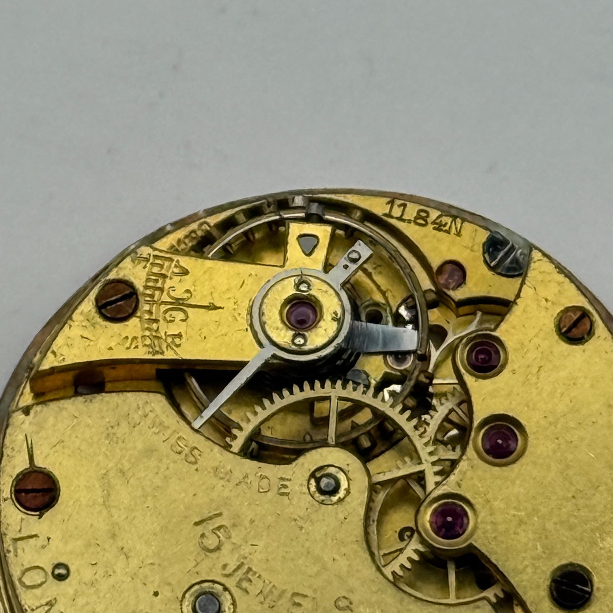 Longines 11.84N Trench Watch Movement - B&Co - For Parts / Repair - 25mm