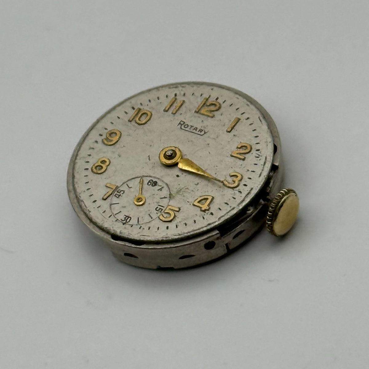 Peseux 220 Watch Movement Rotary 15 Jewels Swiss Manual Wind Parts Repair 19.7mm