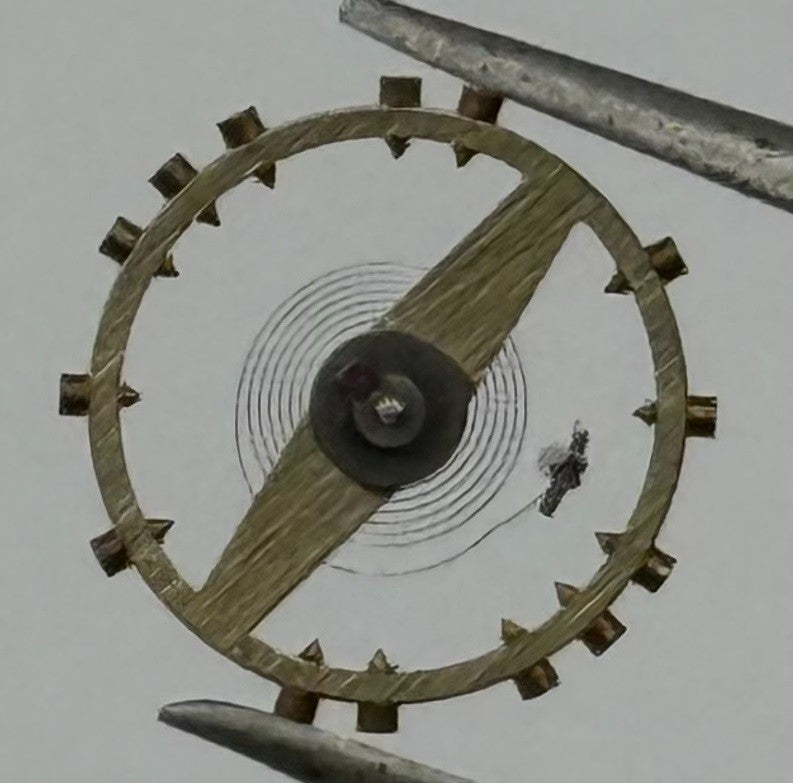 ETA 2345 Balance Wheel Complete And Spring 5¼’’’ 251 M Watch Movement Parts NOS