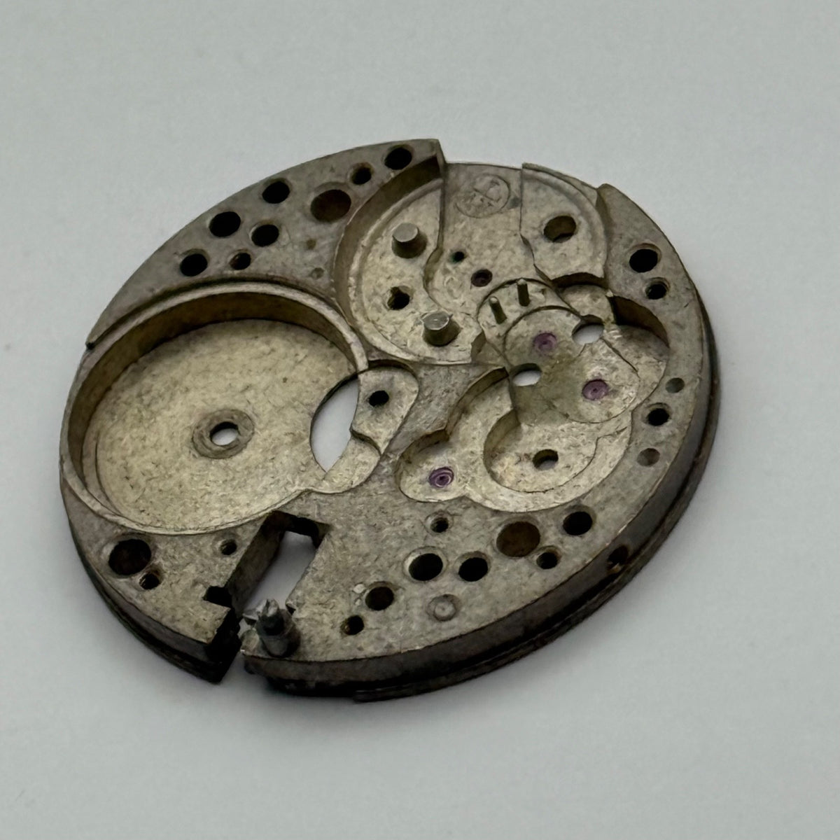 Record RWT Watch Movement - Main Plate - For Parts / Repair - 23.6mm