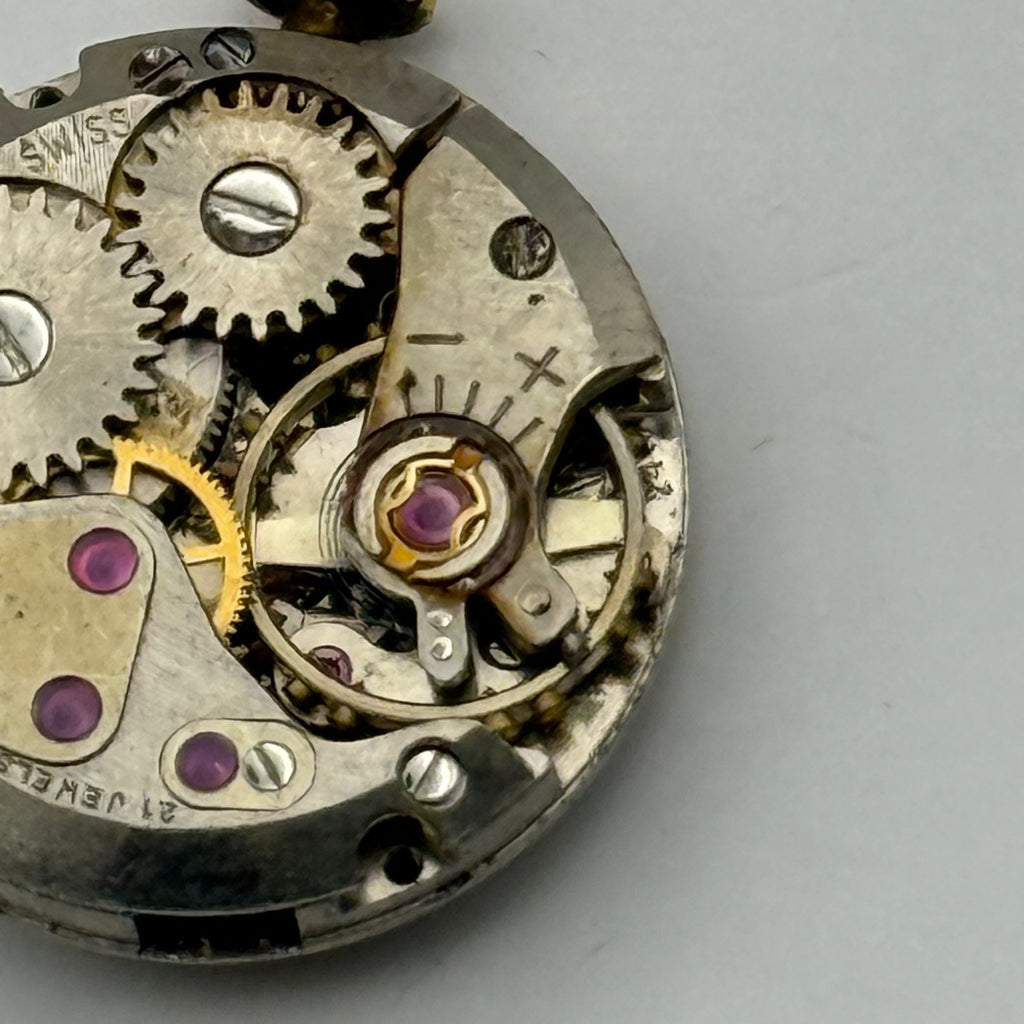 ETA 2360 Watch Movement Running Verity Swiss 21 Jewels Manual Wind Parts 15.5mm