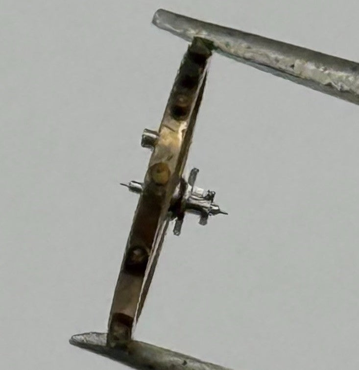 Derby 40 Balance Wheel Complete And Spring 721 N 8¾''' Watch Movement Parts NOS