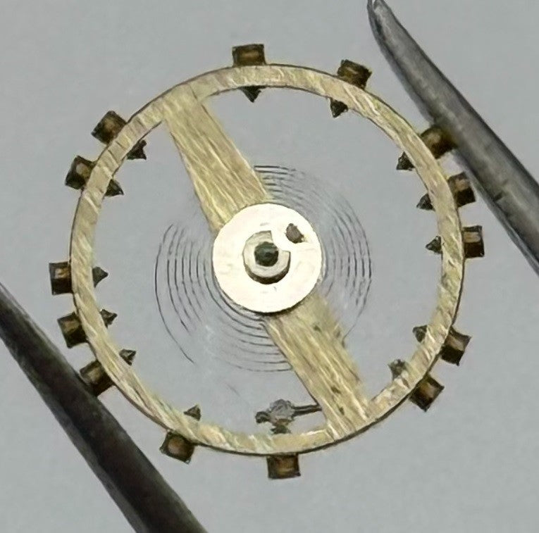 FHF 60 Balance Wheel Complete And Spring 6¾-8’’’ 200 M Watch Movement Parts NOS