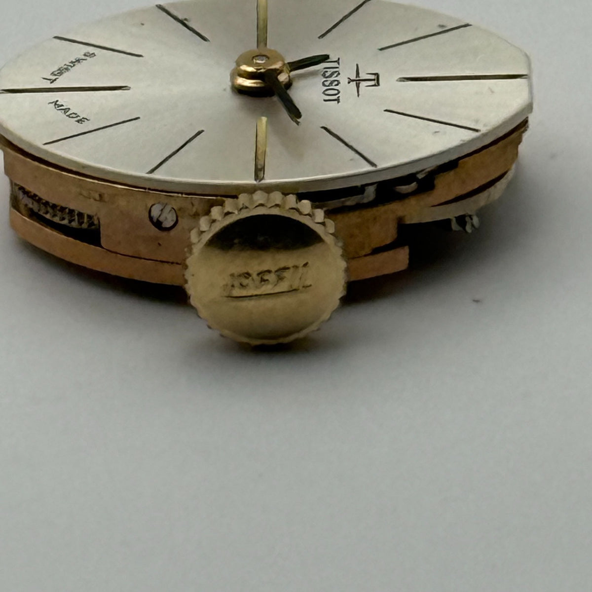 Tissot 530 Watch Movement 17 Jewels Unadjusted Swiss Manual Wind Parts 13mm