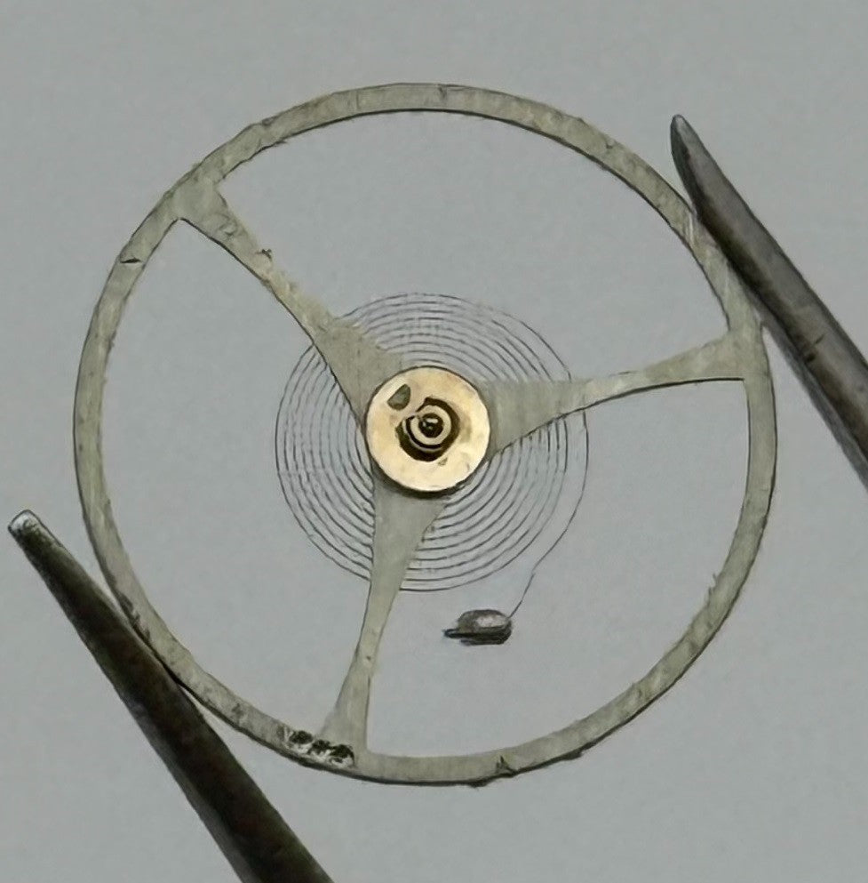 Parrenin 60 Balance Wheel Complete And Spring 11½’’’ 4981 Watch Movement Parts