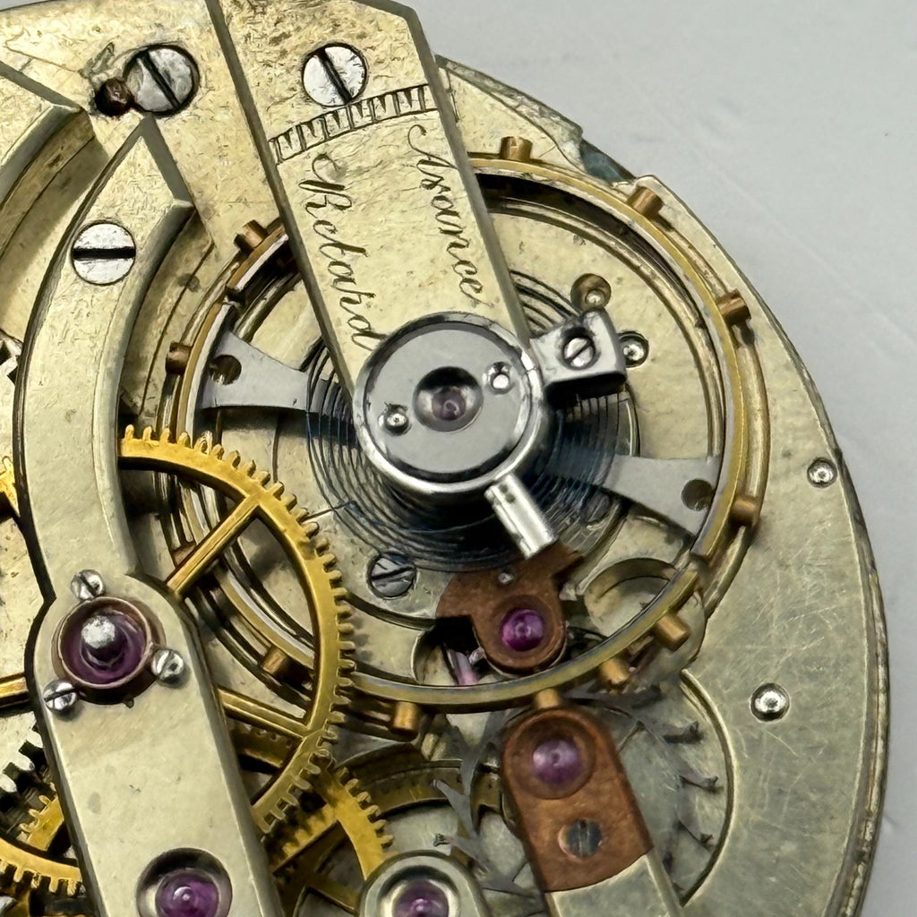 High Grade Pocket Watch Movement Running Antique Hunter Parts Repair 42.8mm