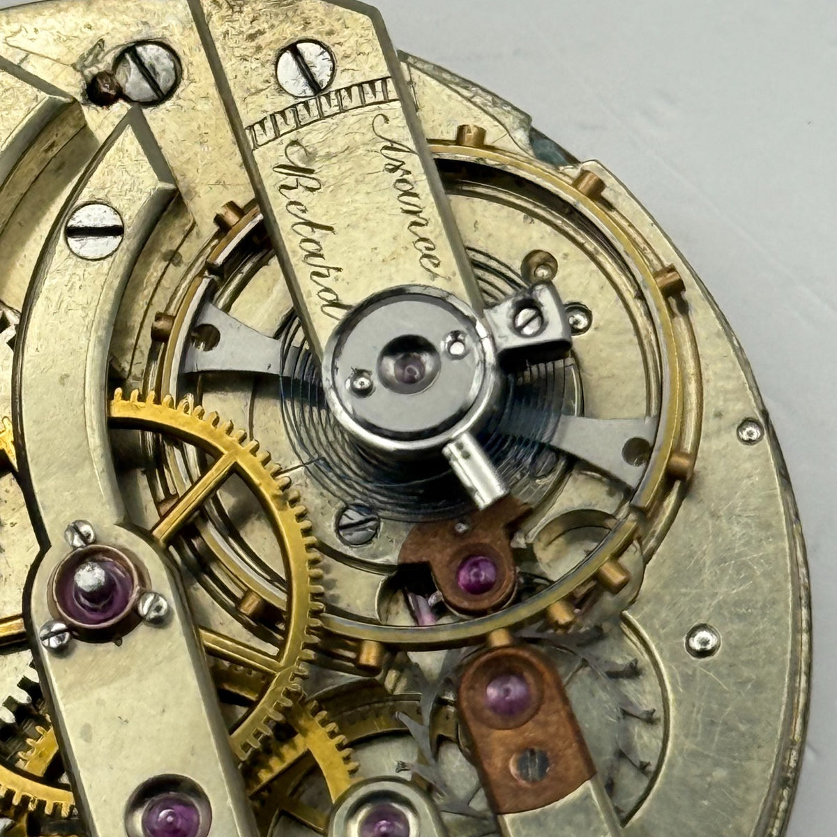 High Grade Pocket Watch Movement Running Antique Hunter Parts Repair 42.8mm