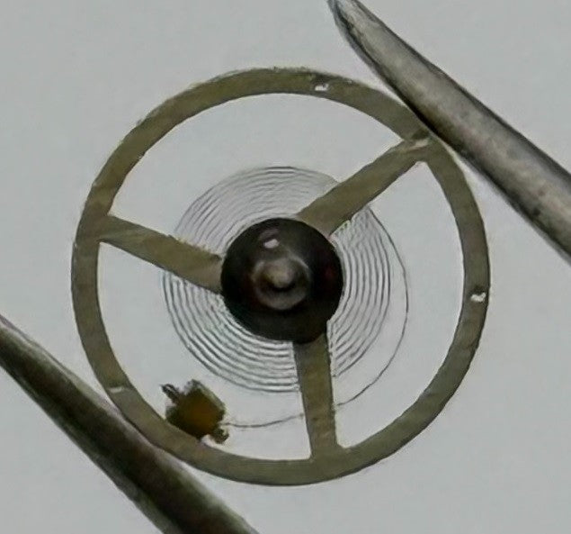 Tissot 2400 2401 Balance Wheel Complete And Spring 6¾’’’ Watch Movement Parts